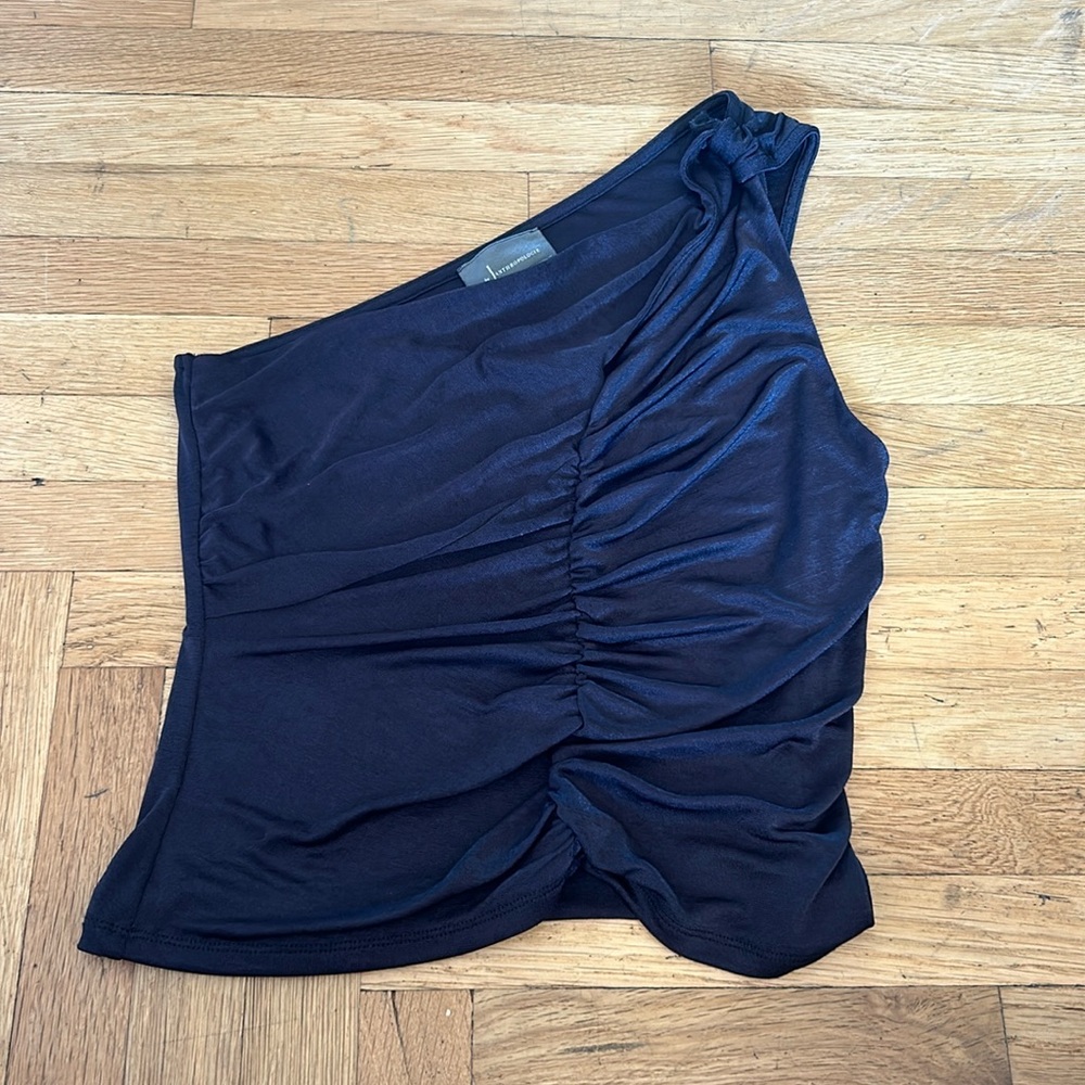 Anthropologie one shoulder tank top